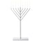 Vintiquewise Large Metal Silver Coated Hanukkah Menorah 4 Ft. For Synagogue QI003814.L - alternate 1